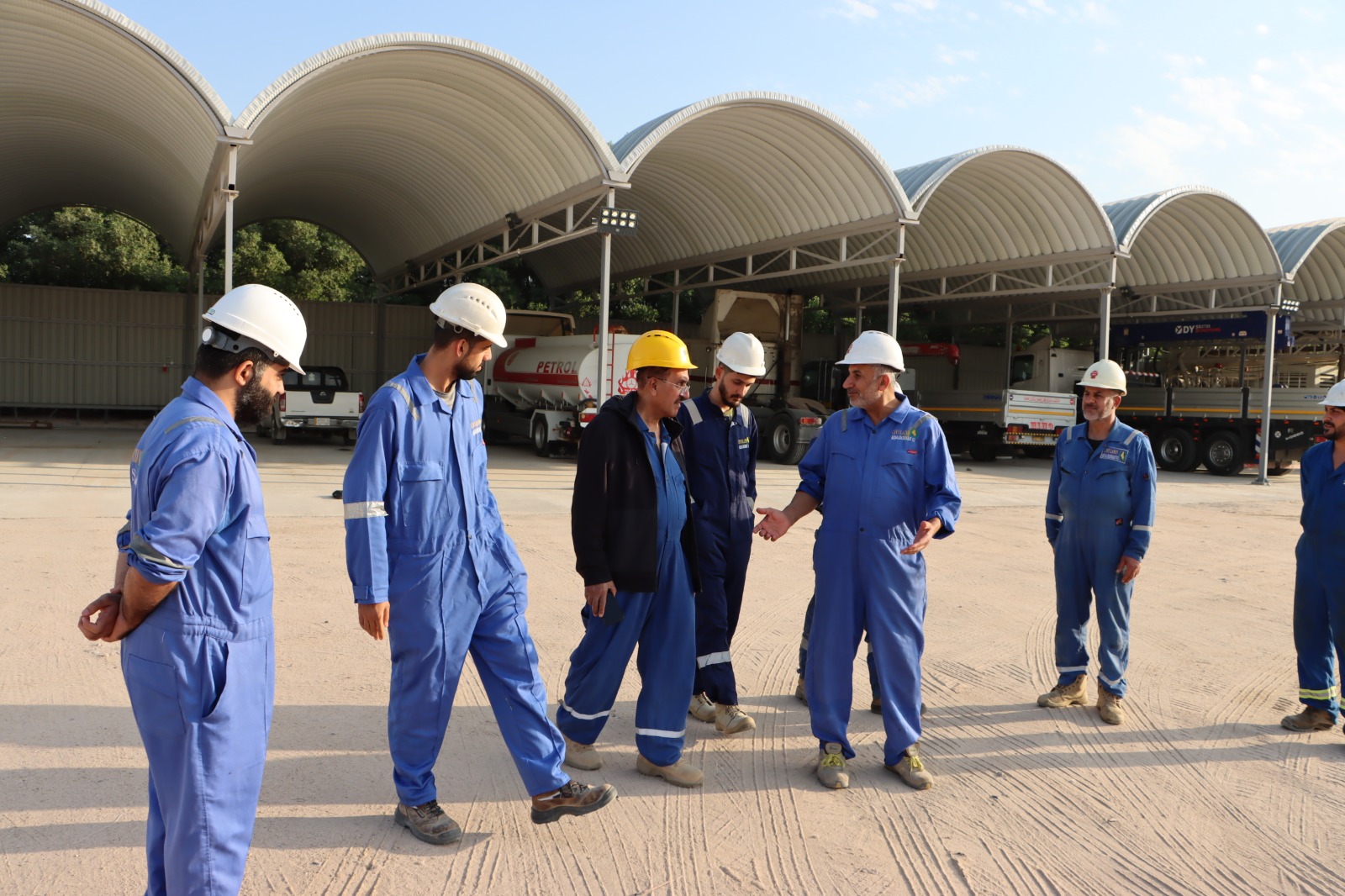 General Manager site visit Al-Burjisya - Central workshop